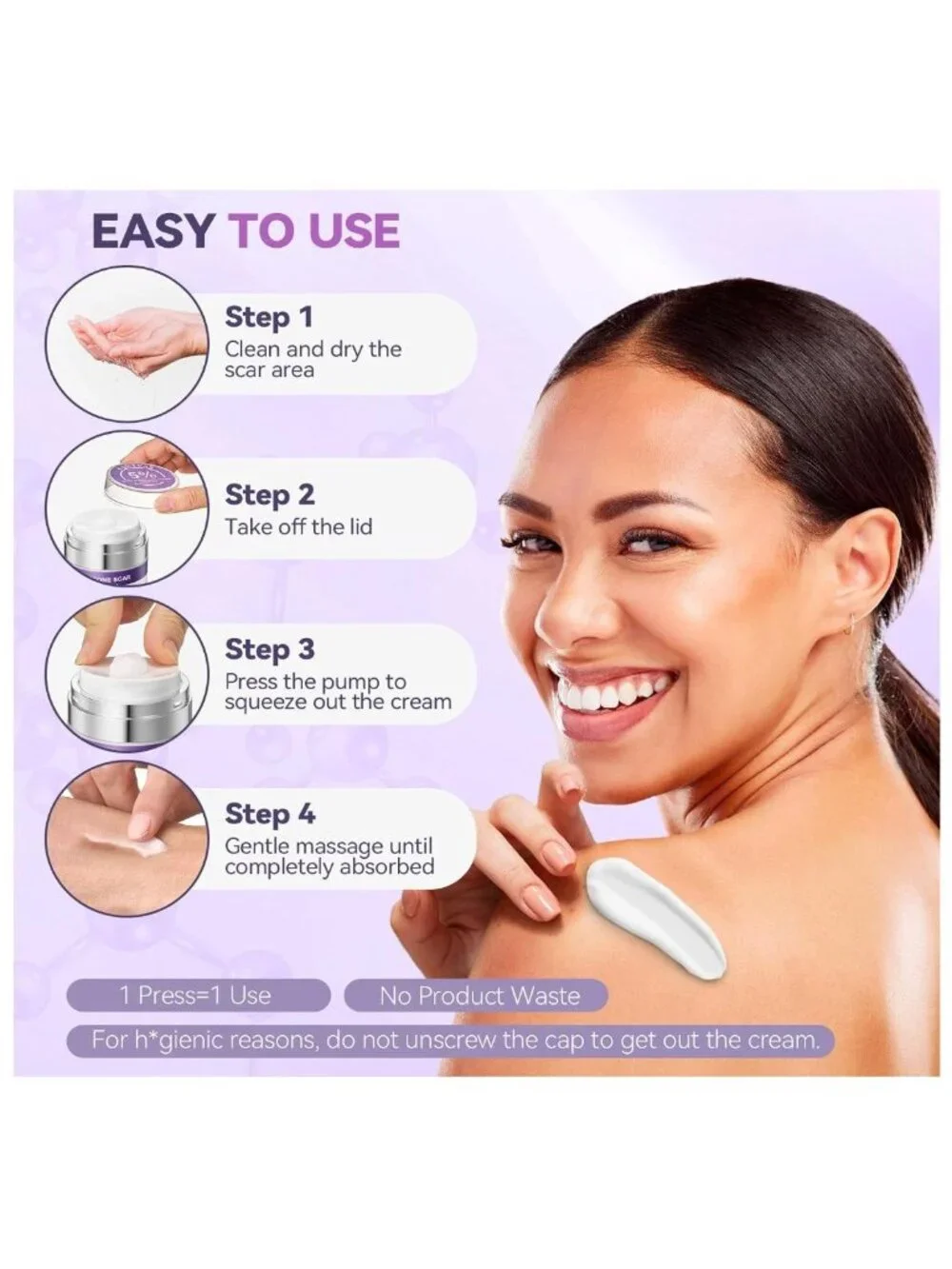 Silicone Scar Cream Removal Surgical Stretch Marks C-Section Keloid Injury Acne